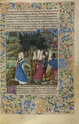 Jeunes Hommes et Femmes en Plein Air